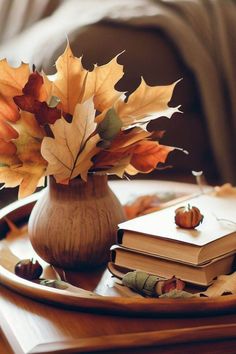 décoration automne feuilles